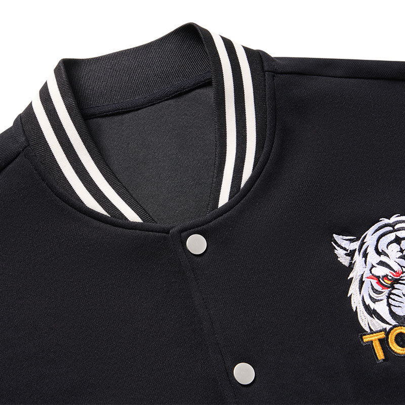 Tokyo-Tiger Cawfee Funny Japan Meme Varsity Jacket