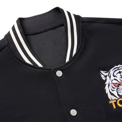 Tokyo-Tiger Cawfee Funny Japan Meme Varsity Jacket
