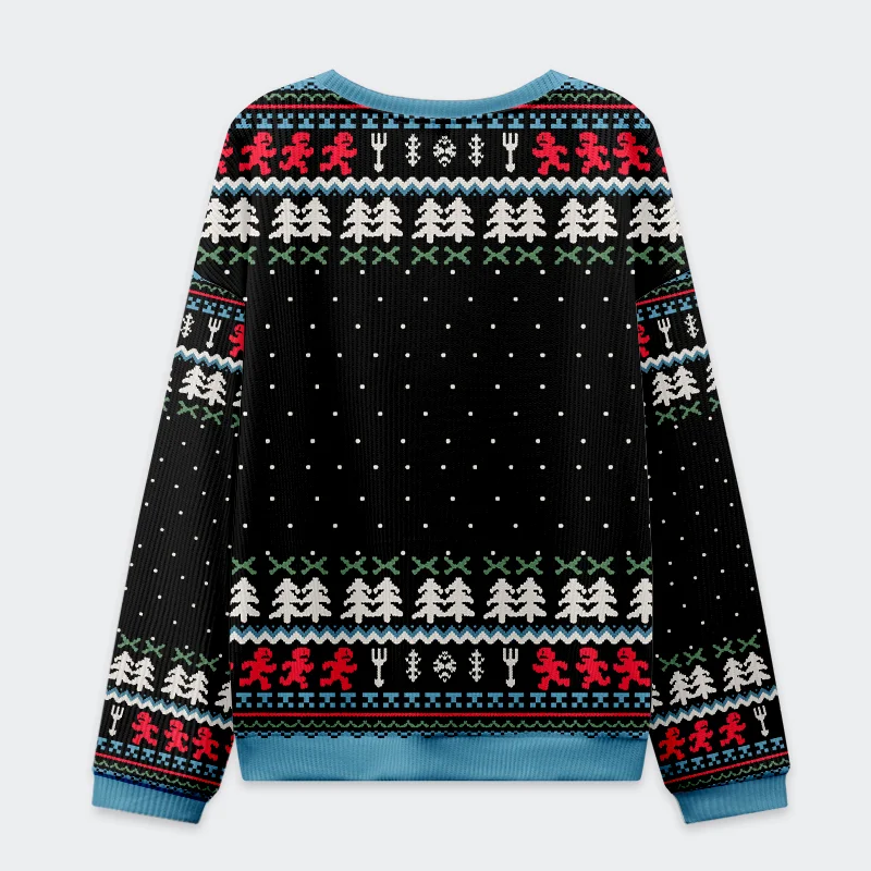 Tokyo-Tiger Gingerbread Man Disaster Is Coming Christmas Ugly Sweatshirt