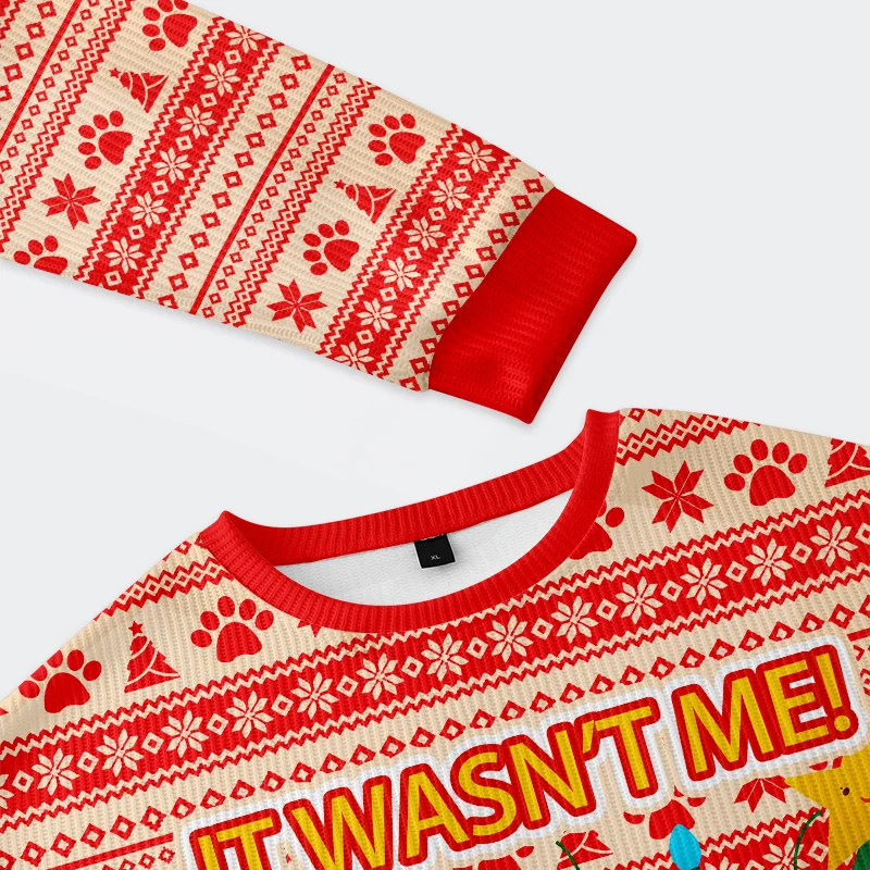 Tokyo-Tiger Black Cat Destroys Christmas Tree Christmas Ugly Sweatshirt