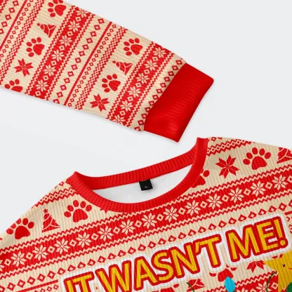 Tokyo-Tiger Black Cat Destroys Christmas Tree Christmas Ugly Sweatshirt