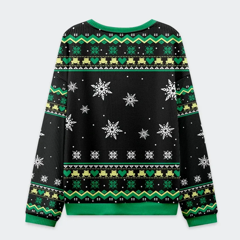 Tokyo-Tiger Funny Frog Warrior Christmas Ugly Sweatshirt