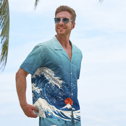 884 立体刺繍Aloha Hawaii/上質モヘア混 FRANKLIN 3 Hawaiian | Blue Hawk