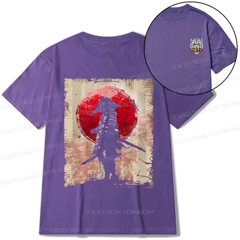Tokyo-Tiger Samurai Front Back Classic T-Shirt