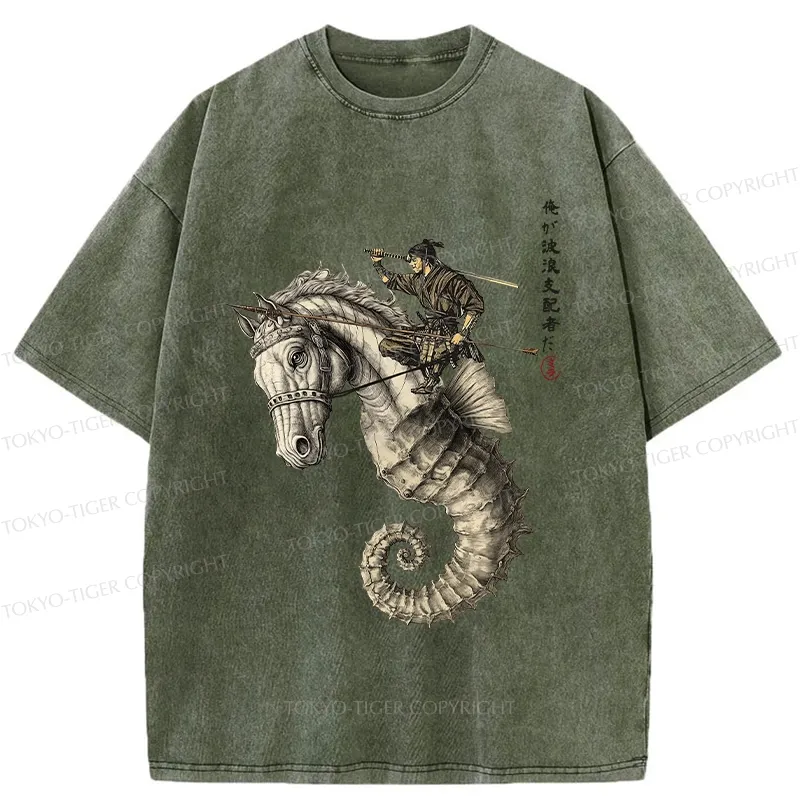 Tokyo-Tiger I Am The Wave Master Washed T-Shirt