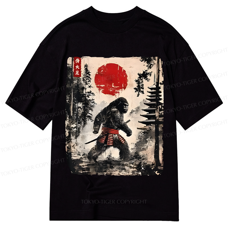 Tokyo-Tiger Japanese Samurai Bigfoot Classic T-Shirt