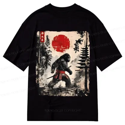 Tokyo-Tiger Japanese Samurai Bigfoot Classic T-Shirt