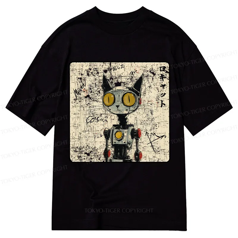 Tokyo-Tiger Robot Cat Classic T-Shirt