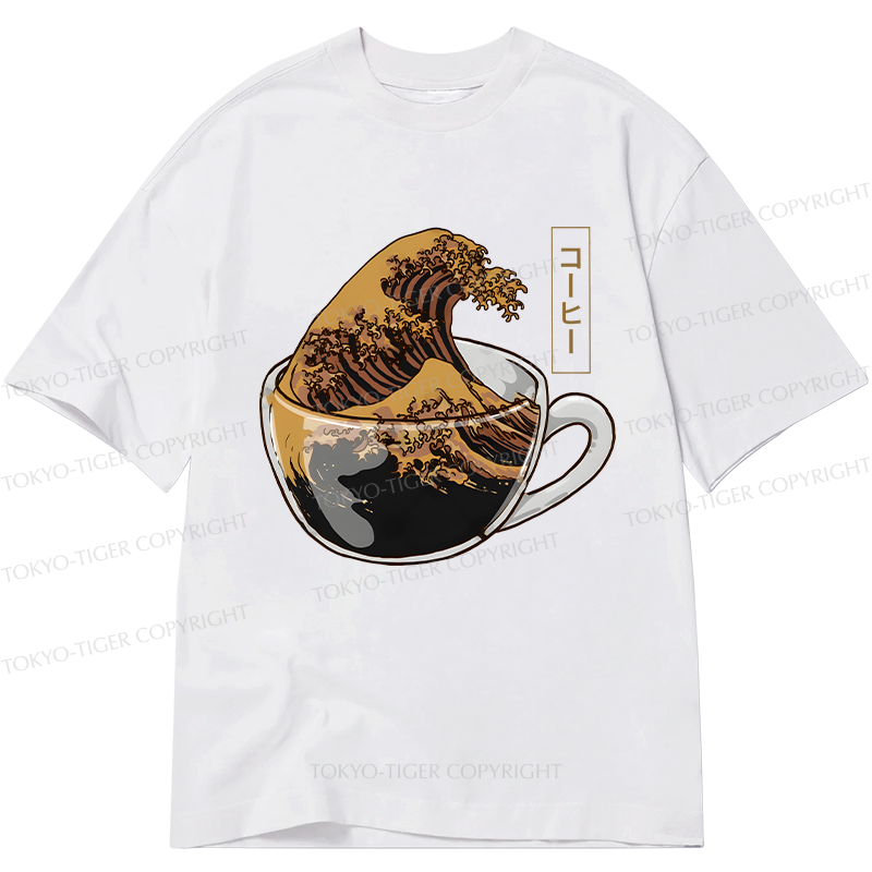Tokyo-Tiger Coffee Wave Classic T-Shirt