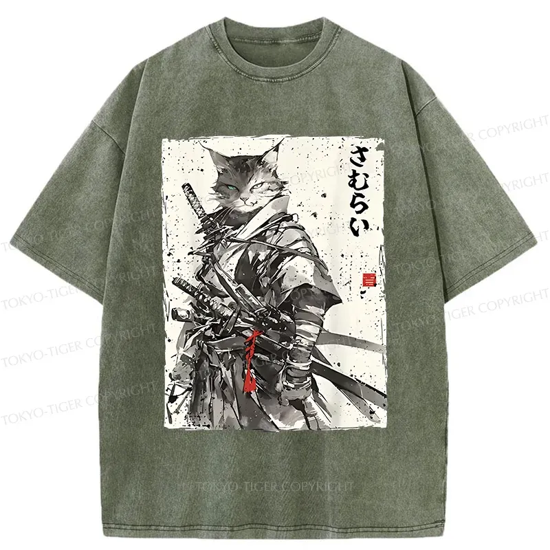 Tokyo-Tiger Japan Bonsai Washed T-Shirt Sale