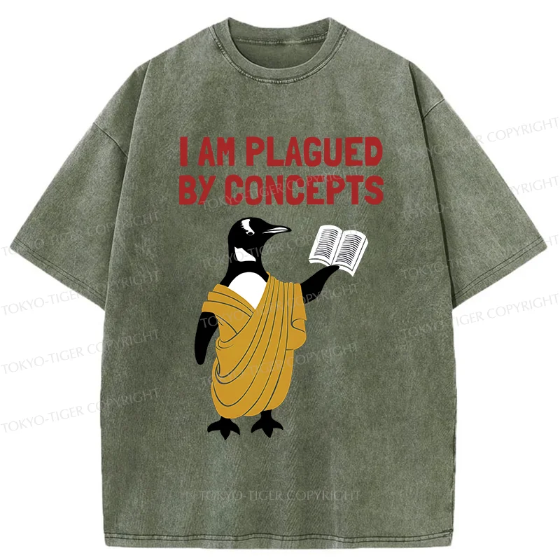 Tokyo-Tiger Philosophy Penguin Washed T-Shirt