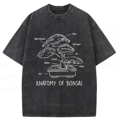 Tokyo-Tiger Anatomy Of A Bonsai Washed T-Shirt