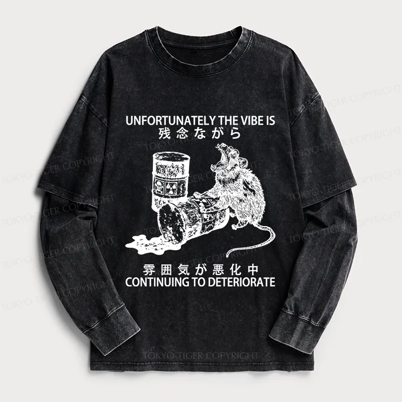 Tokyo-Tiger The Vibe Is Continuing To Deteriorate Washed Double Layer 