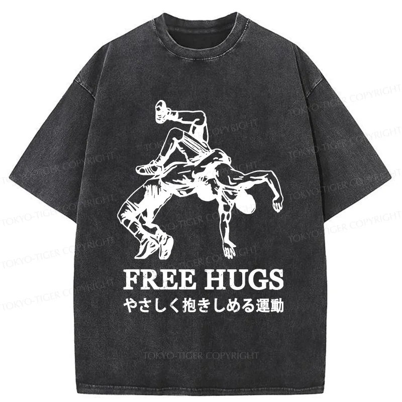 Tokyo-Tiger Interesting Jiu-Jitsu Washed T-Shirt