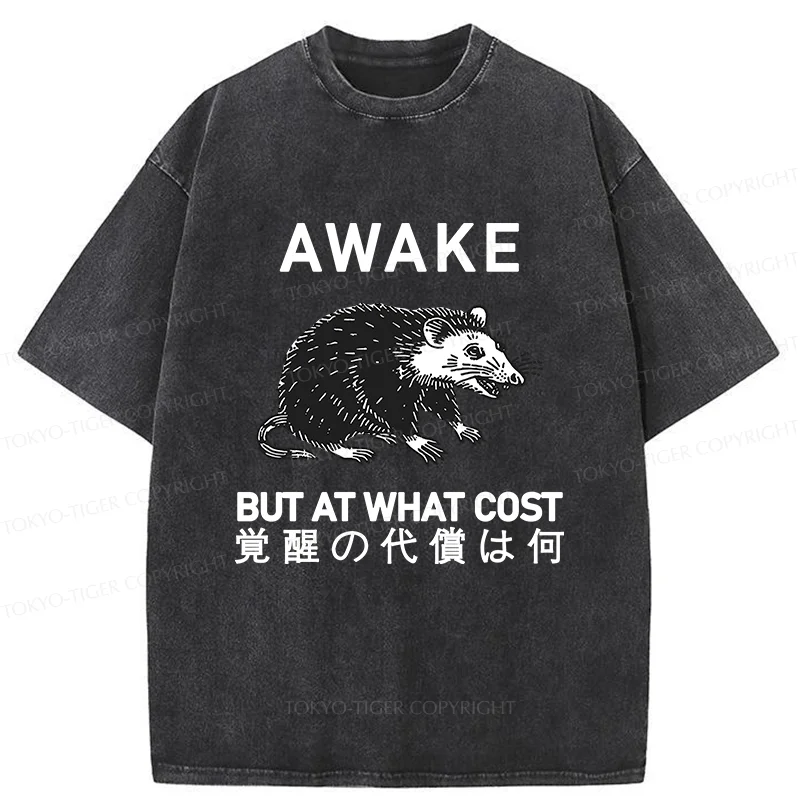 Tokyo-Tiger Desperate Possum Washed T-Shirt