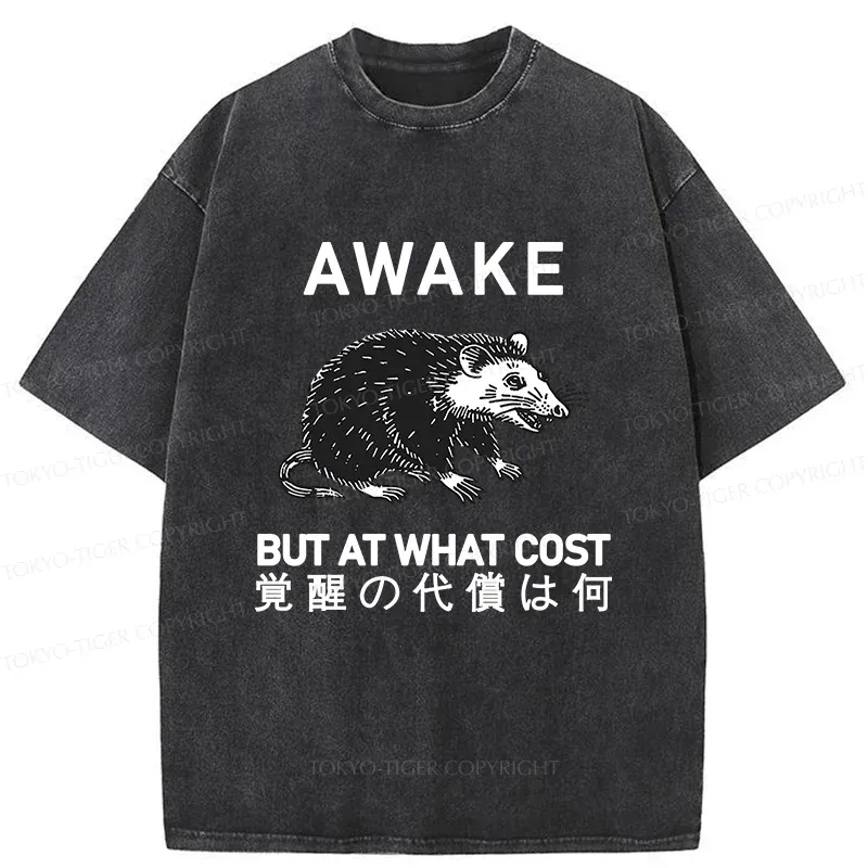 Tokyo-Tiger Desperate Possum Washed T-Shirt