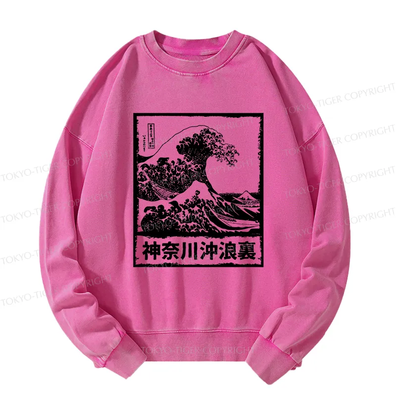 Tokyo-Tiger Legendary Wave Washed Sweatshirt