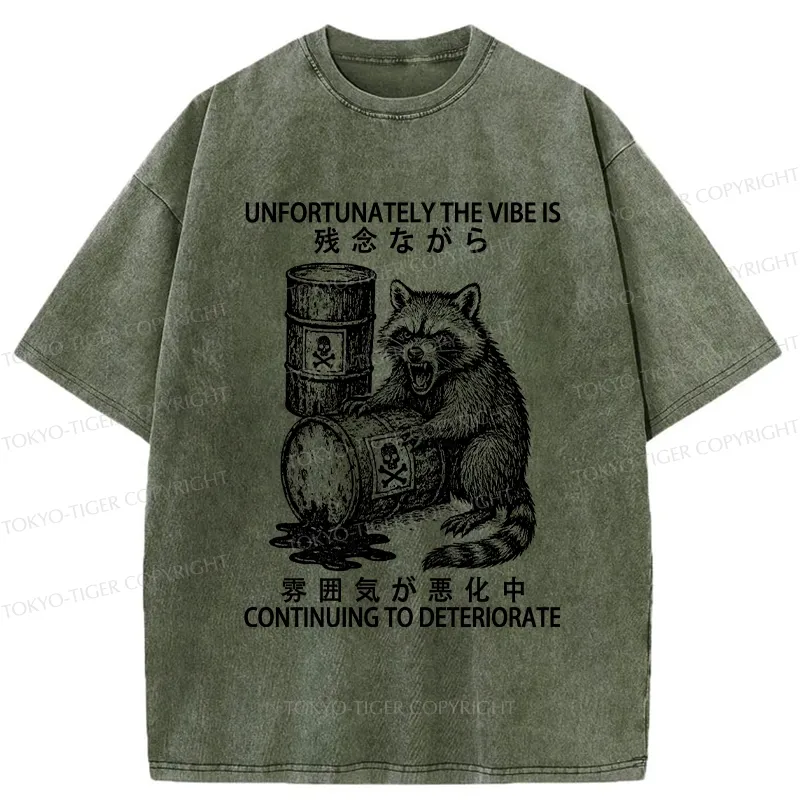 Tokyo-Tiger The Vibe Is Continuing To Deteriorate Japan Washed T-Shirt