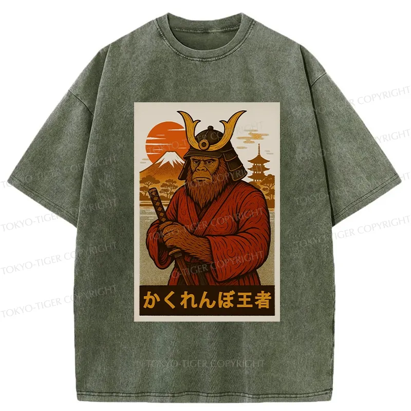 Tokyo-Tiger Hide And Seek Champion Bigfoot Washed T-Shirt