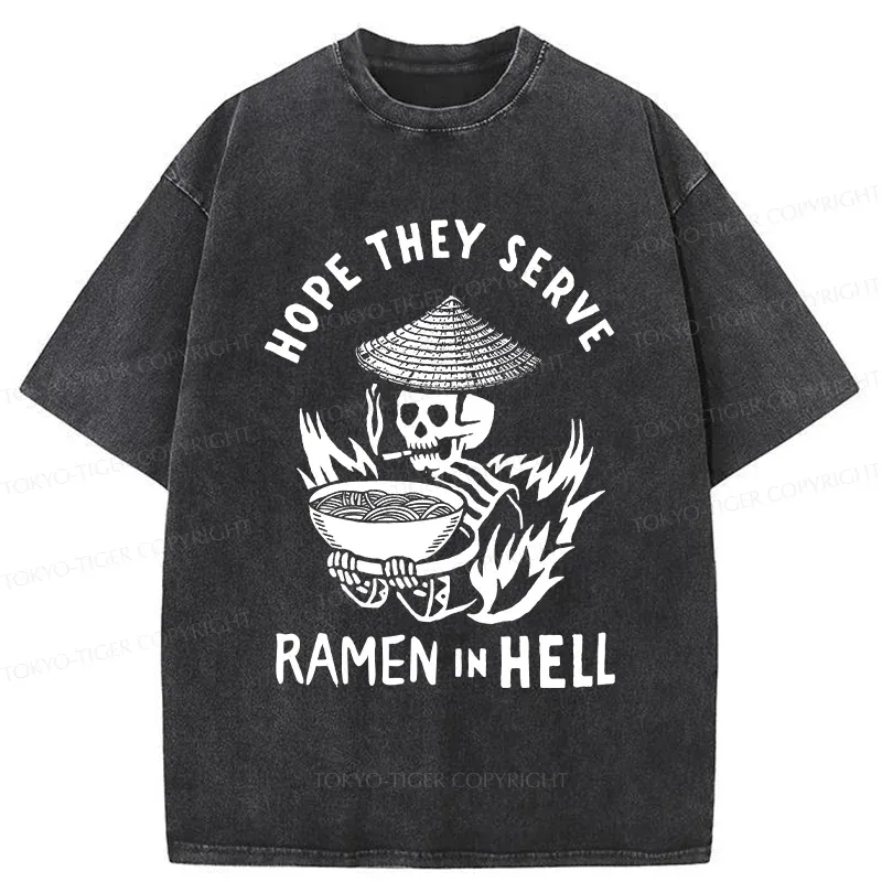 Tokyo-Tiger Hell Ramen Washed T-Shirt