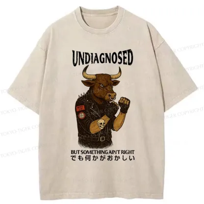 Tokyo-Tiger Undiagnosed But Something Ain't Right Washed T-Shirt