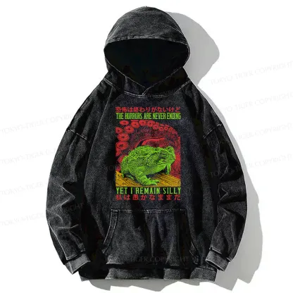 Tokyo-Tiger The Horrors Are Never Ending Japan Washed Hoodie