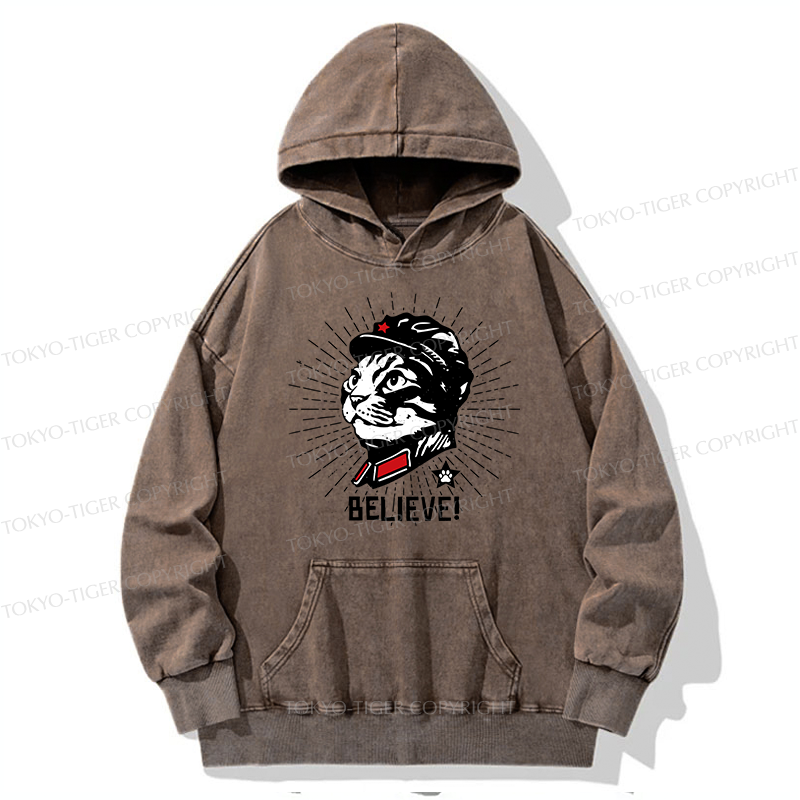 Tokyo-Tiger Trust Cat Chairman Washed Hoodie