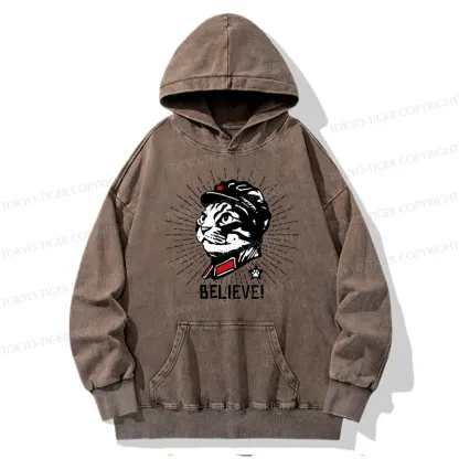 Tokyo-Tiger Trust Cat Chairman Washed Hoodie