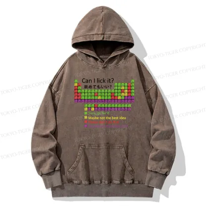 Tokyo-Tiger Can I Lick It Washed Hoodie