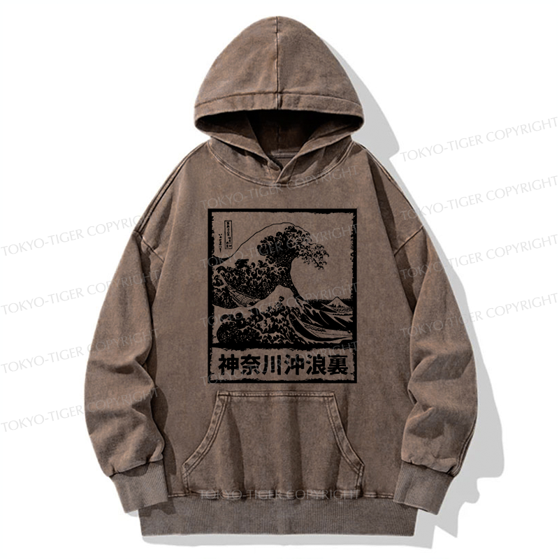 Tokyo-Tiger Legendary Wave Washed Hoodie