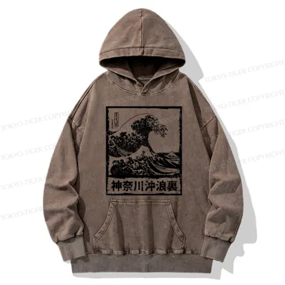 Tokyo-Tiger Legendary Wave Washed Hoodie