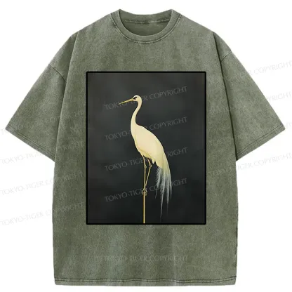 Tokyo-Tiger Independent Crane Washed T-Shirt