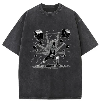 Tokyo-Tiger Octopus Is Working Hard Washed T-Shirt