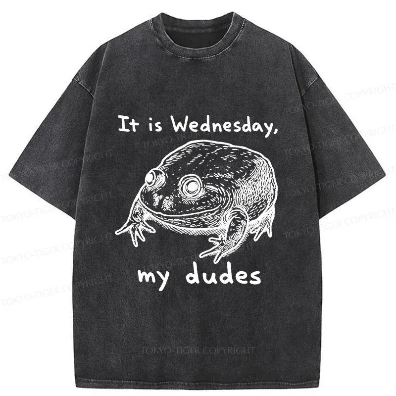 Tokyo-Tiger Wednesday Frog Washed T-Shirt