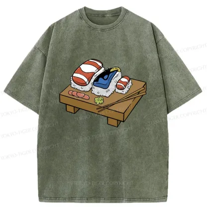 Tokyo-Tiger Fish's Fate Washed T-Shirt