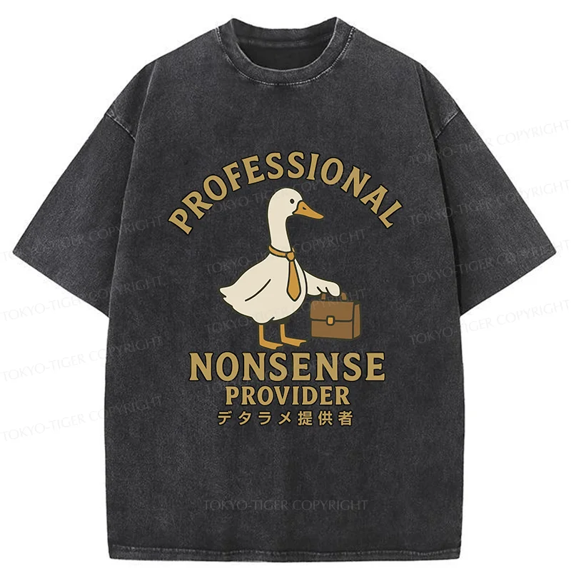 Tokyo-Tiger Professional Goose Washed T-Shirt