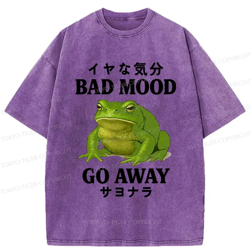 Tokyo-Tiger Goodbye To Bad Moods Washed T-Shirt