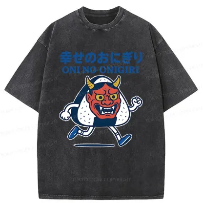 Tokyo-Tiger Sushi Monster Washed T-Shirt