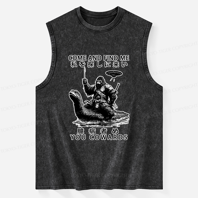 Tokyo-Tiger Can You Find Us Washed Tank