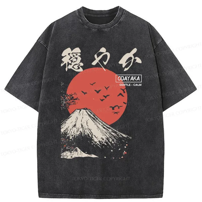 Tokyo-Tiger Japan Bonsai Washed T-Shirt Sale