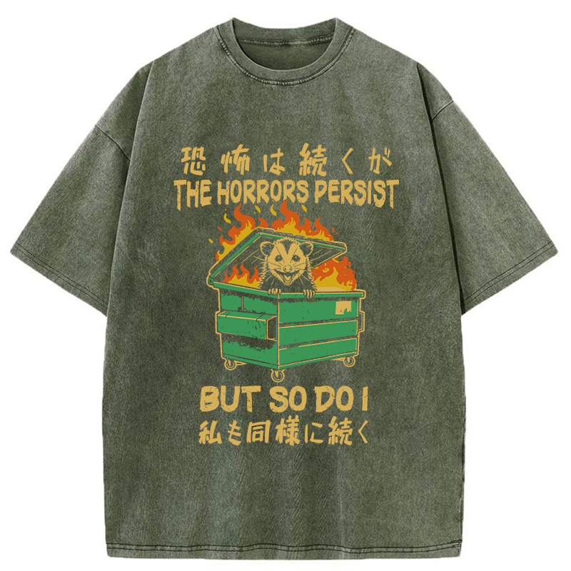 Tokyo-Tiger The Terror Persist Washed T-Shirt