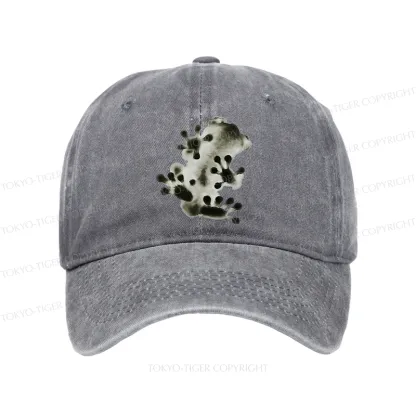 Tokyo-Tiger Ink Painting Frog Washed Cap