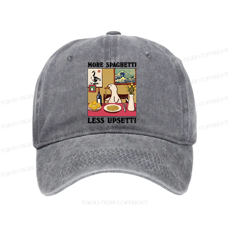 Tokyo-Tiger More Spaghetti Less Upsetti Goose Washed Cap Sale