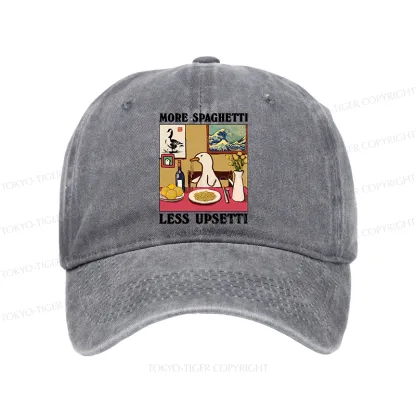 Tokyo-Tiger More Spaghetti Less Upsetti Goose Washed Cap