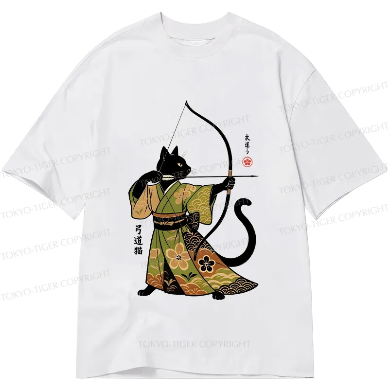 Tokyo-Tiger Japan Cat Archery Classic T-Shirt Sale