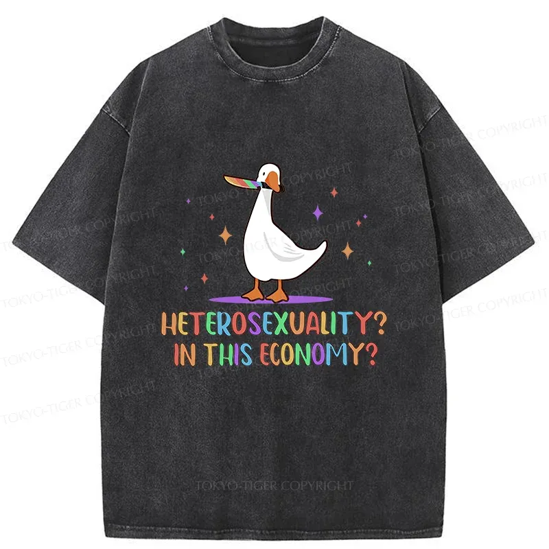 Tokyo-Tiger Interesting Goose Washed T-Shirt