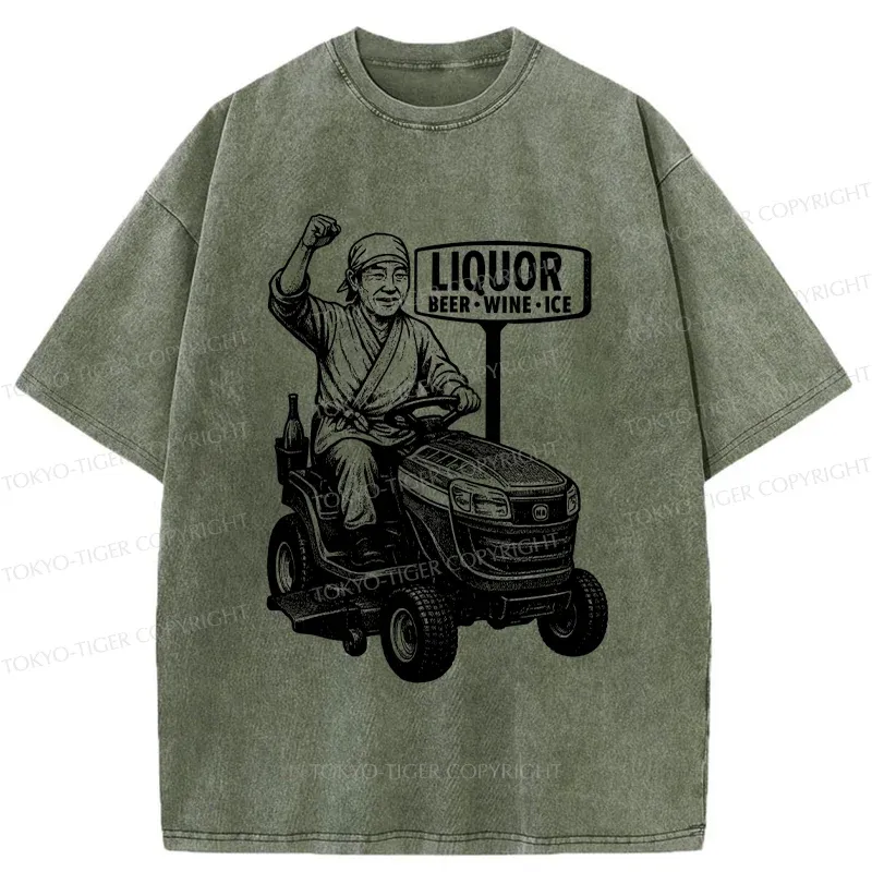 Tokyo-Tiger Japan Country Music Washed T-Shirt