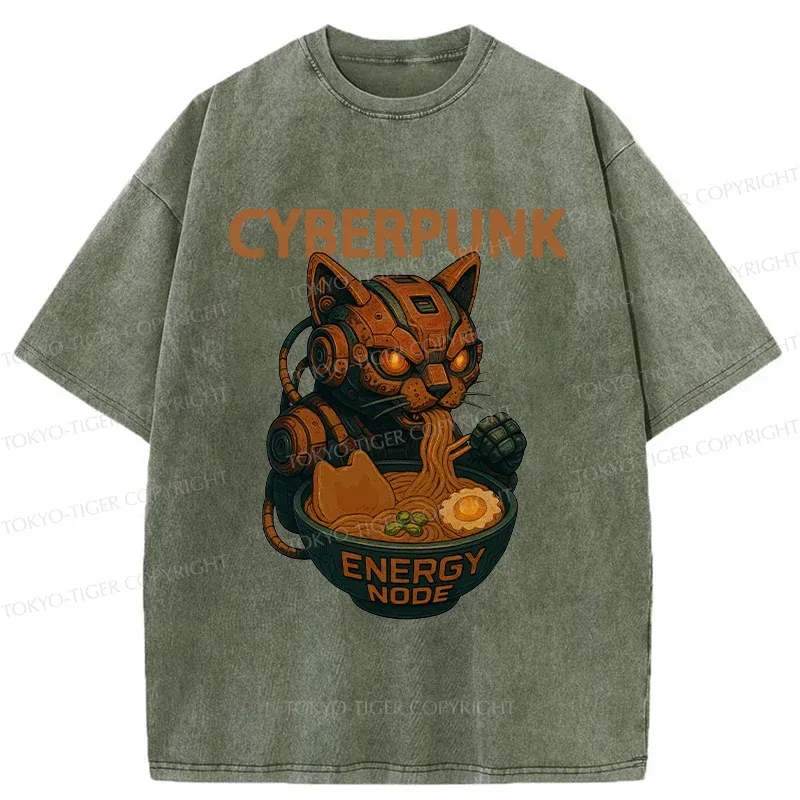 Tokyo-Tiger Japan Bonsai Washed T-Shirt Sale
