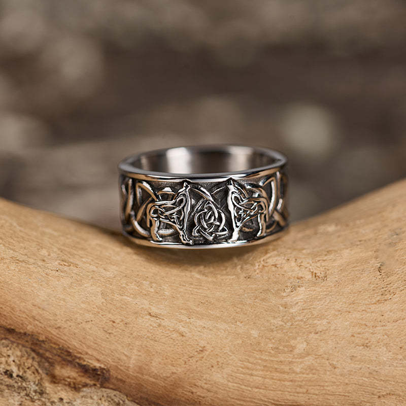 Tokyo-Tiger Viking Totem Celtic Pattern Ring Sale