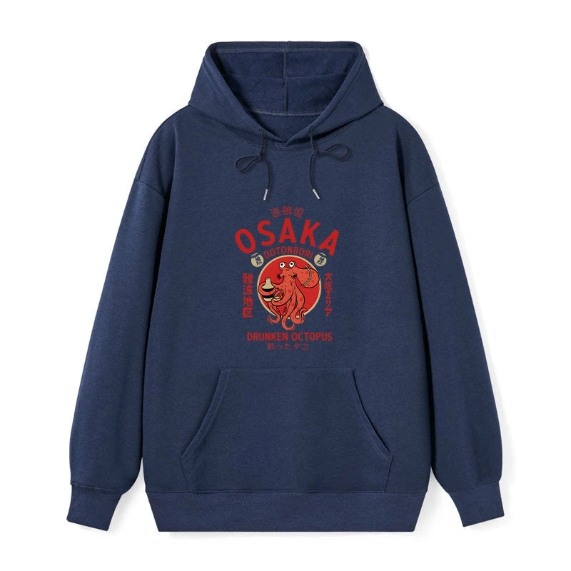 Tokyo-Tiger Drunken Octopus Japan Classic Hoodie